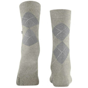 Burlington Marylebone Lurex Socks - Light Grey