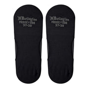 Burlington Merseyside Invisible Socks - Svart