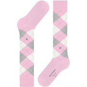 Burlington Queen Knähöga strumpor - Berry Pool Pink
