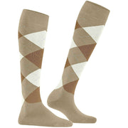 Burlington Queen Knähöga strumpor - Pearl Beige