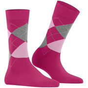 Burlington Queen Socks - Aubergine Röd