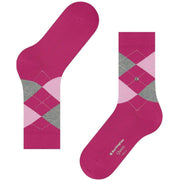 Burlington Queen Socks - Aubergine Röd