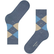 Burlington Queen Socks - Ljus jeansblå