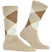 Burlington Rib Court Strumpor - Cream Beige