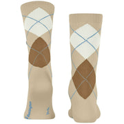 Burlington Rib Court Strumpor - Cream Beige