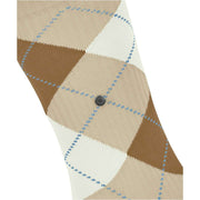 Burlington Rib Court Strumpor - Cream Beige