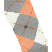 Burlington Rib Courtside strumpor - Heather Grey