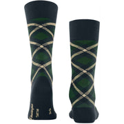 Burlington Tartan Strumpor - Marinblå