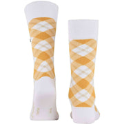 Burlington Tartan Strumpor - Vit