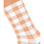 Burlington Vichy strumpor - Peach Orange