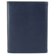 Byron and Brown Folding Nappa Leather 3 Fold 5 x 3.5 Travel Frame - Navy