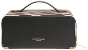 Alice Wheeler London Animal Print Train Case - Svart/Zebra
