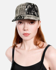 Kangol Denim Mashup Army Cap - Svart Topstitch
