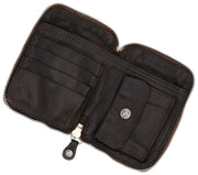 Campomaggi Siena Flower Stud Purse - Militärgrön