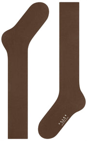 Falke Lhasa Rib Knähöga strumpor - Cappucino Brun
