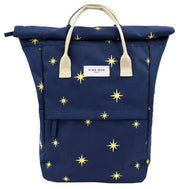 Kind Bag London Hackney broderad medium ryggsäck - Navy Stars