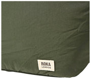 Roka Oxford Medium Taslon Axelväska - Olivgrön