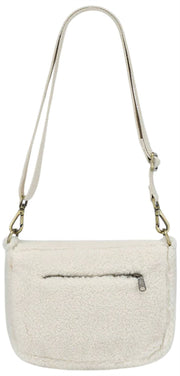 Hindbag Margault Teddy Axelväska - Arctic White