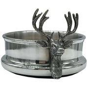 english-pewter-company-stag-head-wine-bottle-coaster---silverbrown-34311206