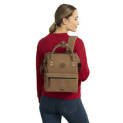 Cabaia Adventurer Vegan Nubuck Small Backpack - Moscou Brown