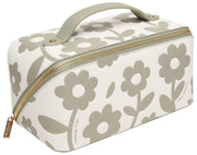 Alice Wheeler London Floral Train Case - Pistaschgrön