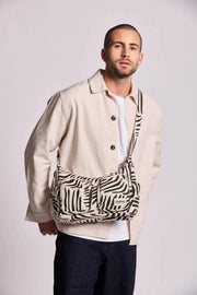 Hindbag Emile Multi Pocket Axelväska - Tiger Ecru