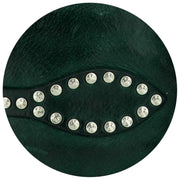 Campomaggi Asciano Quilted Stud Purse - Grön flaska