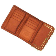 Campomaggi Felloniche Stud myntväska - Brick Orange