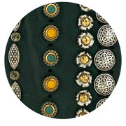 Campomaggi Forte Dei Marmi Rhinestone Purse - Grön flaska