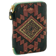 Campomaggi Rapolano Laser Print Purse - Grön flaska