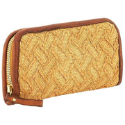 Campomaggi Veracruz Halmläderväska - Naturlig Beige/Cognac Tan