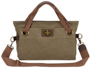 Zede Pont des Arts Medium Cross Body Bag - Olive Green