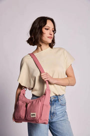 Hindbag Emile Multi Pocket Axelväska - Blush Pink