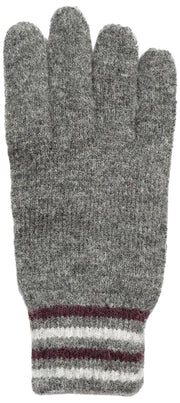 Dents Salcombe Rib Knit Gloves - Kolgrå