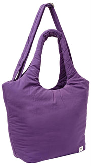 Roka Oxford Medium Taslon Axelväska - Gothic Grape Lila