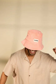 Hindbag Bob Terry Bucket Hat - Korallrosa