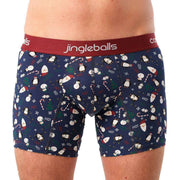 Comfyballs Cotton Long Boxer - Christmas Blue