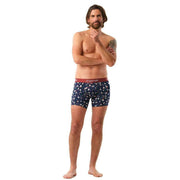 Comfyballs Cotton Long Boxer - Christmas Blue