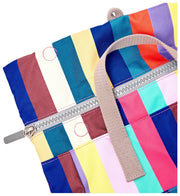Roka Canfield B Medium Återvunnen Canvas Ryggsäck - Bred Multi Stripe