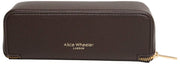 Alice Wheeler London Luxury Small Train Case - Chokladbrun