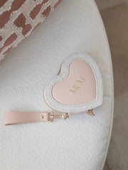 Stackers Heart Travel Mum Smyckeskrin - Blush/Guld