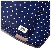 Roka Gatwick Medium Recycled Canvas Duffle Bag - Marinblå Polka Dot