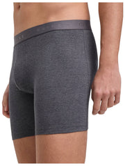 Falke Daily Comfort 2-Pack Long Leg Boxer - Mörkgrå Ljung