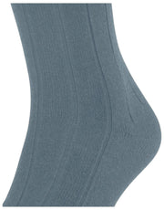 Falke Lhasa Rib Knähöga strumpor - Monument Blue