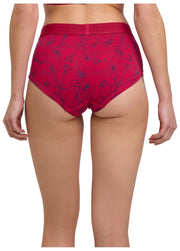 Falke Daily Comfort Print 2-Pack Hipster Brief - Svart/Röd