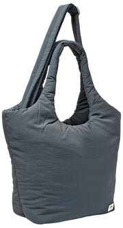 Roka Oxford Medium Taslon Axelväska - Raven Grey