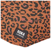 Roka Mill Hill Bumbag i bomull Canvas - Mini Leopard Brun