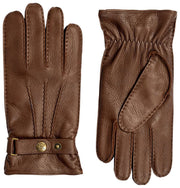 Dents Whitchurch Deerskin Läderhandskar - Valnötsbrun