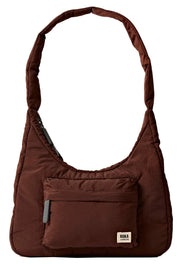 Roka Belsize Recycled Taslon Small Handväska - Chokladbrun