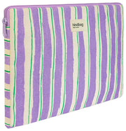 Hindbag Ava Small 13-tums Laptop-fodral - Grön/Parma Stripes